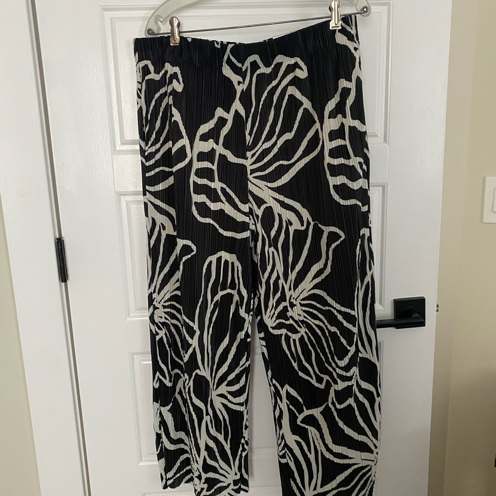 Nine West Wide-Leg Crop Pants Size Large